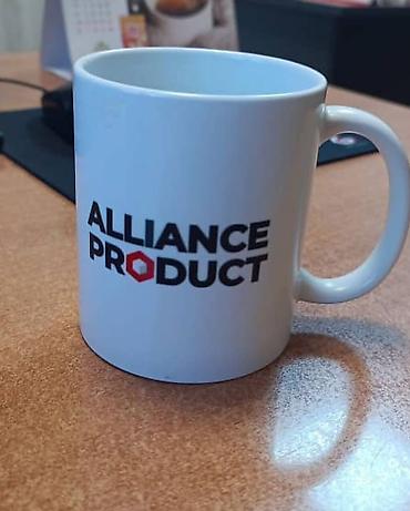 sultan chai 2.0: Керамическая кружка с брендингом Alliance Product - Материал: белая — 2