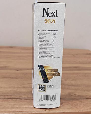 iptv aparatı: Adı:Next Nextstar 2071 Xüsusiyyətləri:Next 2071 Krosnu aparatı 1 illik — 7