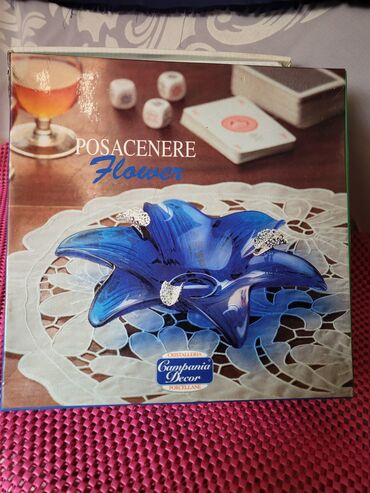 Ostali kućni dekor: Pepeljara, bоја - Tamnoplava, Novo — 2