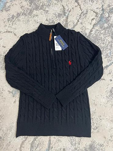 Свитера: Свитер Polo Ralph Lauren, мужской, размер M. - Модель: полуворотник — 2