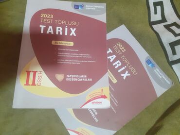 Testlər: Tarix test toplusu yeni nəşr həm 1ci hissəhəm 2ci hissə içərisi