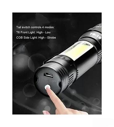 spica ruma: USB punjiva baterijska lampa NOVO. Opis proizvoda: Punjiva LED — 4