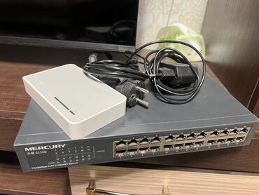 сетевые карты для серверов ieee 802.3u: Продаю 2 коммутатора (switch) 24 портовый 10 мб-100мб/с ДВА