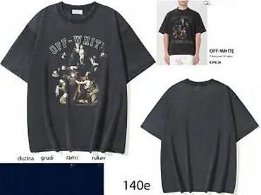 Majice: Men's T-shirt Off-White, bоја - Crna — 3