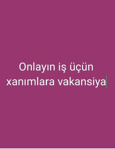 Maklerlər: Satış məsləhətçisi tələb olunur, Yalnız qadınlar üçün, İstənilən yaş, Təcrübəsiz, İşəmuzd ödəniş
