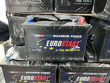afdamabilər: Eurostart markalı, 12V gərginliyə və 75 Ah tutuma malik avtomobil