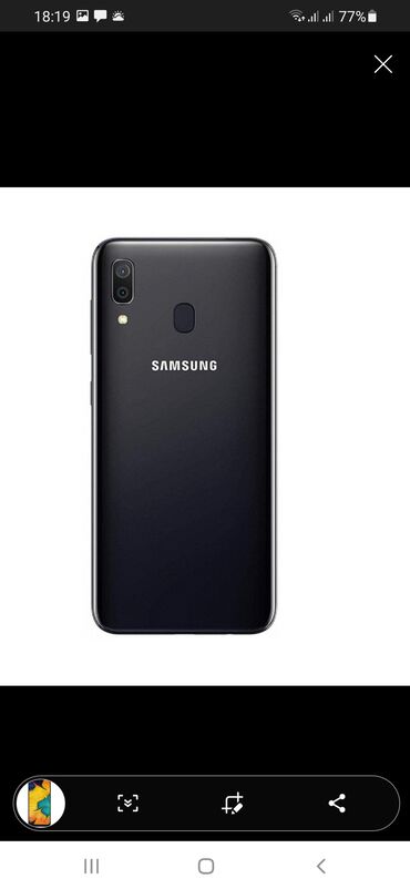 samsung a30 irsad: Samsung Galaxy A30, 32 GB, rəng - Qara, Face ID, Zəmanət, Barmaq izi