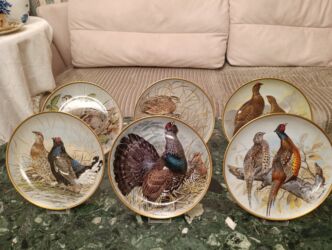 Şəkillər, tablolar: Franklin porzellan pannolar,24 sm,sertifikatlı — 4