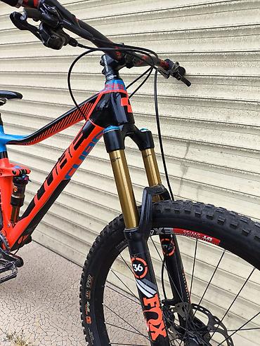 velosiped enduro: Cube Stereo full-suspension enduro/dağ velosipedi DROPPER ROCK SHOK — 3
