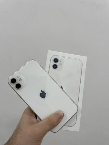 2 ci əl ayfonlar: IPhone 11, 64 ГБ, Белый, Face ID