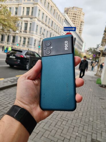 Poco: Poco M5, 128 GB, rəng - Göy, Zəmanət, Barmaq izi, Face ID