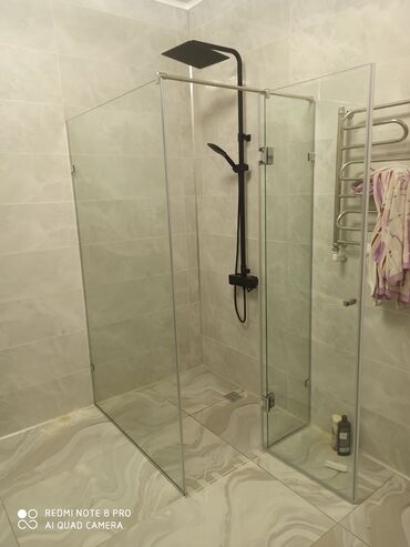 Душевые перегородки и ограждения: Душевые перегородки душевые перегородки Бишкек стеклянные — 8