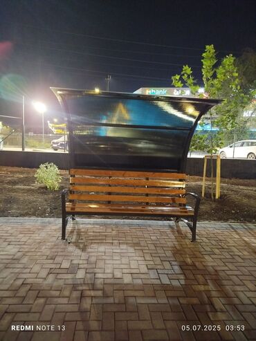 Скамейки: Скамейка Металл, Со спинкой, Без крыши — 2