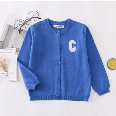 рубашк: Детский топ, рубашка, цвет - Синий, Новый