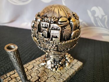 Ostali kućni dekor: Globus vintaz Jerusalim,rucna obrada. Figura maksimalno ocuvana,pun — 4