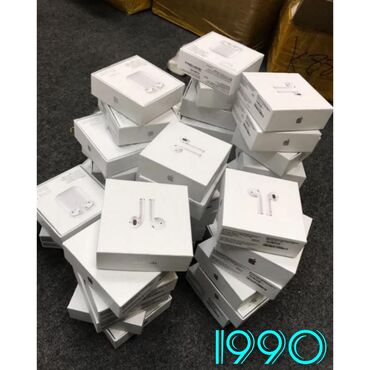 амбушюры для наушников plantronics в Кыргызстан: Airpods 2 - люксовые!Новые! В упаковках! Запечатанные!По отличным