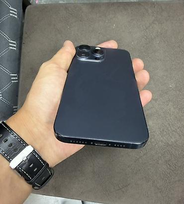 айфан 6: IPhone 15 Pro Max, Б/у, 512 ГБ, Blue Titanium, Защитное стекло, Чехол, Кабель, 89 % — 3