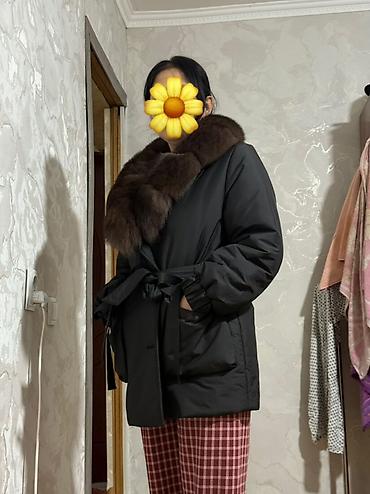 Женская одежда: Пуховик, Короткая модель, С мехом, Стандарт — 4
