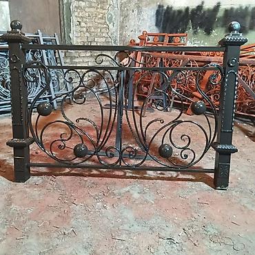 Изготовление перил: Изготовление перил Материал: Кованное железо, Наружные, Бесплатный замер — 87