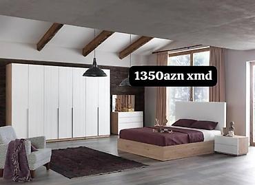 Masa və oturacaq dəstləri: Masa və 6 stul dəsti – Xmd • Komplekt: 1 yemək masası + 6 ədəd stul — 115