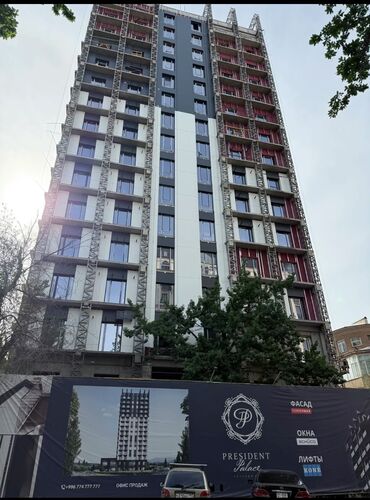 срочно продаётся 1 комнатная квартира в районе ошского рынка по улице кенсуйская: 2 комнаты, 86 м², Элитка, 14 этаж, ПСО (под самоотделку)