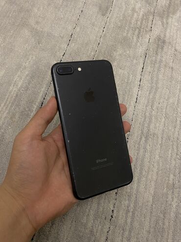 iphone 8 plus: IPhone 7 Plus, Б/у, 32 ГБ, Черный, Чехол, 100 %