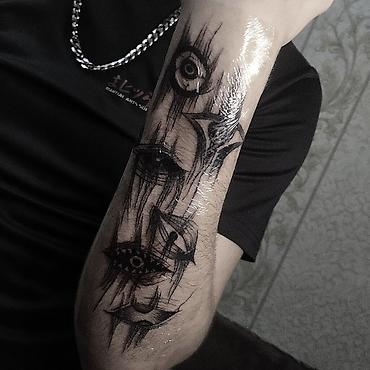 Tatu xidməti – evdə. - Qiymət: 15 manatdan. - Eskizlər: minimalist