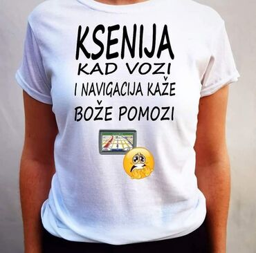 Majice kratkih rukava: Izrada majci po vašoj želji
S.m.l.xl.xxl 2000din
Boja: Bele i Crne — 12