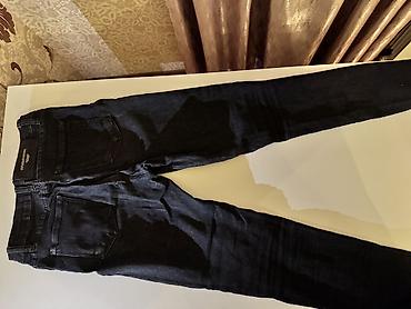 damat az: Dolce & Gabbana qadın cins şalvarı - Rəng: tünd göy/near-qaraya — 2