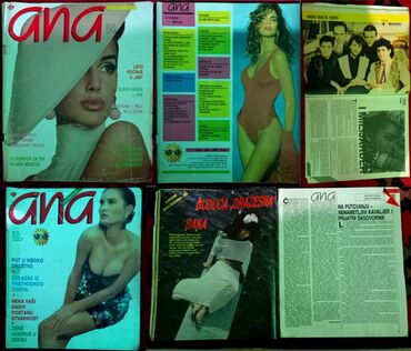 Knjige i stripovi: Bazar 8 broja, Glorija 5 broja, Ana 2 broja, Duga Žena, Vreme Zabave — 7