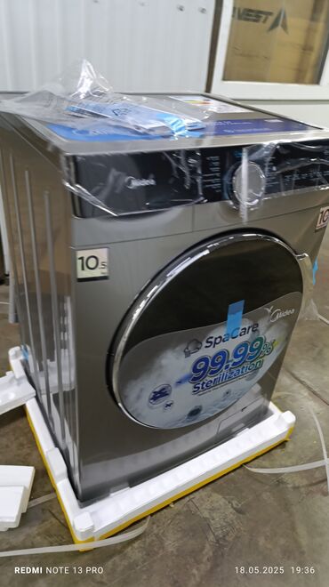 Стиральные машины: Стиральная машина Midea, Новый, Автомат, 10 кг и более, Компактная at lalafo.kg — 4 Стиральные машины: Стиральная машина Midea, Новый, Автомат, 10 кг и более, Компактная — 4