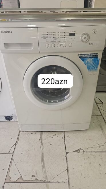 Paltaryuyan maşınlar: Paltaryuyan maşın Samsung, 6 kq, Avtomat, Qurutmasız