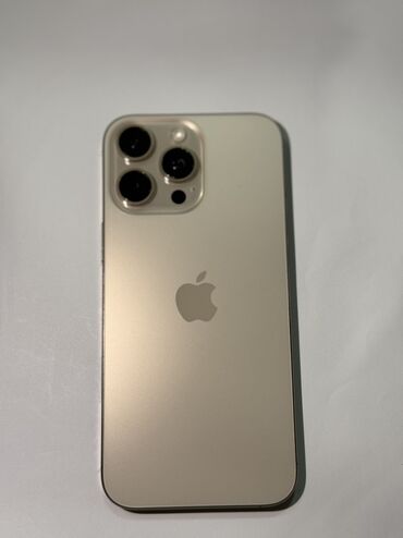 Apple iPhone: IPhone 16 Pro Max, Б/у, 256 ГБ, Desert Titanium, Чехол, Кабель, 91 % — 2