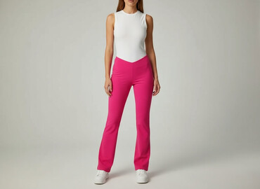 buty w deichmann: Shein, Material trousers for women, size M