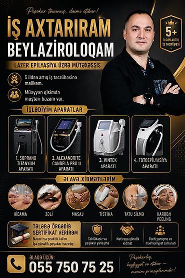 lazer ilə acarlıq: Peşəkar toxunuş, daimi etibar! Lazer epilyasiya üzrə mütəxəssis – — 1