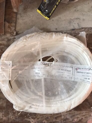 Prysmian tərəfindən istehsal olunan H05VV-F 3G1.5 mm² elektrik kabeli