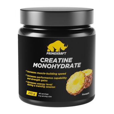 Спортивное питание: Creatine prime Kraft monohydrate(креатин моногидрат) 200гр, 40