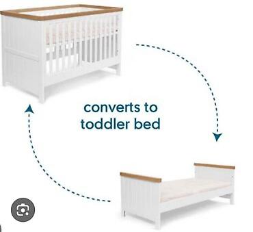mothercare манеж: Для девочки и мальчика, Б/у, Колыбель, Без матраса — 4