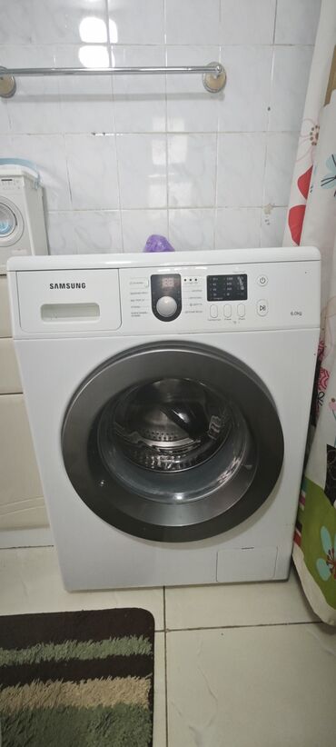 резина для стиральной машины: Стиральная машина Samsung, Б/у, Автомат, До 6 кг, Узкая