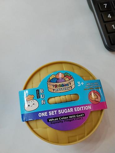 баттер сквиш: Squishy BUN Rainbow Mystery — ONE SET SUGAR EDITION - — 1