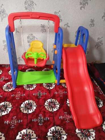 стульчик детский для кормления: Горка с качелей горка до 9 лет качели до 5 лет только дома пользовалис