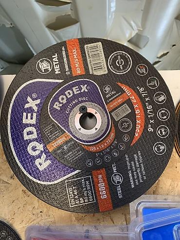 Режущий диск RODEX для металла - Тип: отрезной абразивный диск