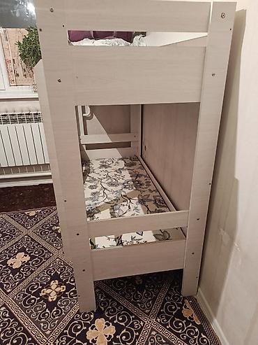 детский кровать для садика: Двухъярусная детская кровать из светлого ЛДСП. Особенности: - Два — 3