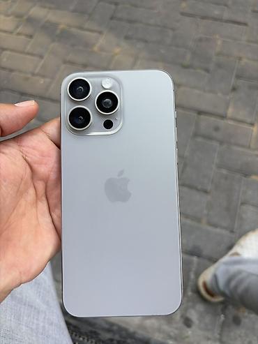 IPhone 15 Pro, Natural Titanium, Simsiz şarj lalafo.az -da IPhone 15 Pro, Natural Titanium, Simsiz şarj