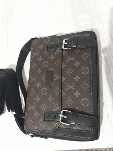 сумка кожаная: Новый барсетка Louis Vuitton люкс качество
