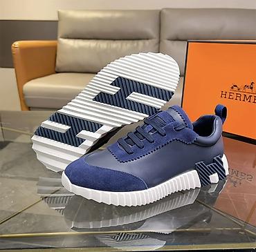 Кроссовки и спортивная обувь: Кроссовки Hermes, модель в темно-синем цвете. Почему нужно брать у — 2