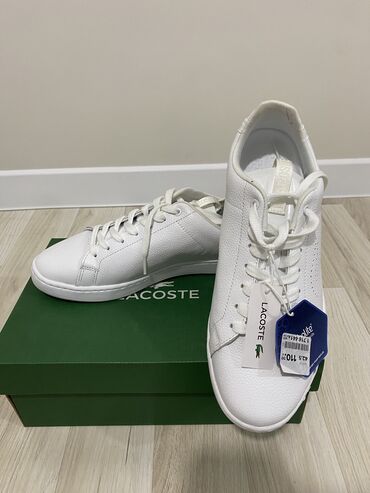 лакосте обувь: Продаю срочно,кроссовки оригинал Лакосте,купили себе за 110 евро во