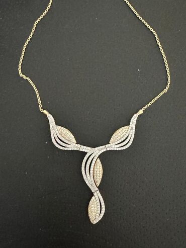 колье бижутерия италия: Necklace, Үлгүсү 585, Аялдарга, Жаңы, Циркон