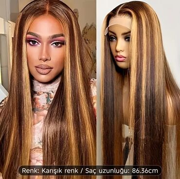 Təbii saçlar, pariklər: Parik, Təbii, Yeni — 8