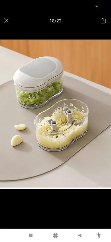 чоп грабил: Ручной мини-измельчитель для кухни - Компактный контейнер с — 3
